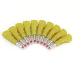 10Pcs 4mm Male Banana Plug Retractable Tube Stackable Solder Connector