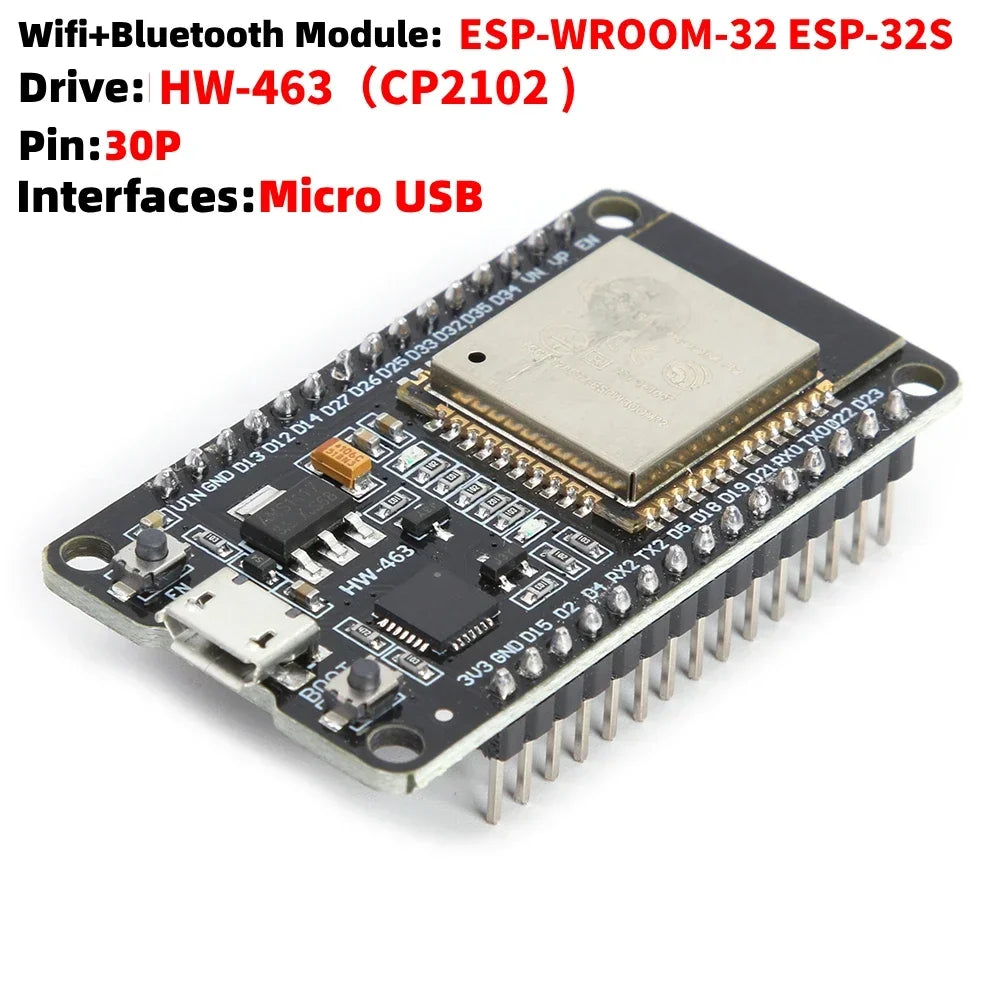 32S Expansion Board CP2102 NodeMCU-32S Lua 30pin/38Pin Module GPIO E32 WiFi Bluetooth Low Power Module