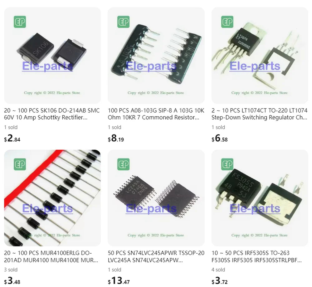 100 PCS PMEG6010CEJ SOD-323 EQ Rectifier Schottky Diode SMD 60V 1A