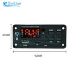 7-18V 50W Bluetooth5.0 Decoding Board Module Wireless Car USB Player Bluetooth TF Card Slot/FM/Remote 2*25W Decoder Audio Module
