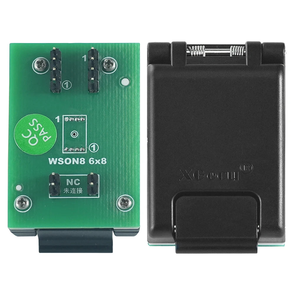 XGecu QFN8 WSON8 DFN8 5*6/6*8 IC Socket Universal Adapter for SPI NAND NOR Flash MLF8 MLP8 SON8 with High-end Spring Probe