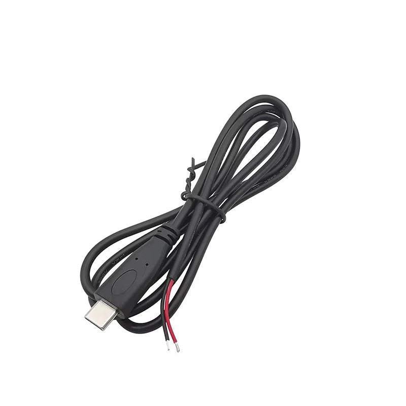 1/3/5Pcs 2 Wire 4 Wire  Type C USB Male Female Power Supply Cable Welding Connector USB-C Cable Extension DIY Repair 0.3M 1M 2M