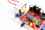 Electronic DIY LM317 Adjustable Voltage Regulated Kit DC Step-down Power Supply Making Parts With Case Soldering Assembly 220V