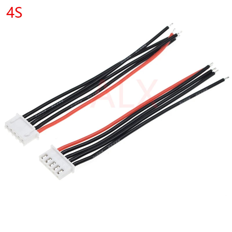 5/10Pcs 1S 2S 3S 4S 5S 6S 22AWG Silicone RC Model Lipo Battery Balancer Charger Plug Wire Connector 2.54mm JST-XH Cable IMAX B6