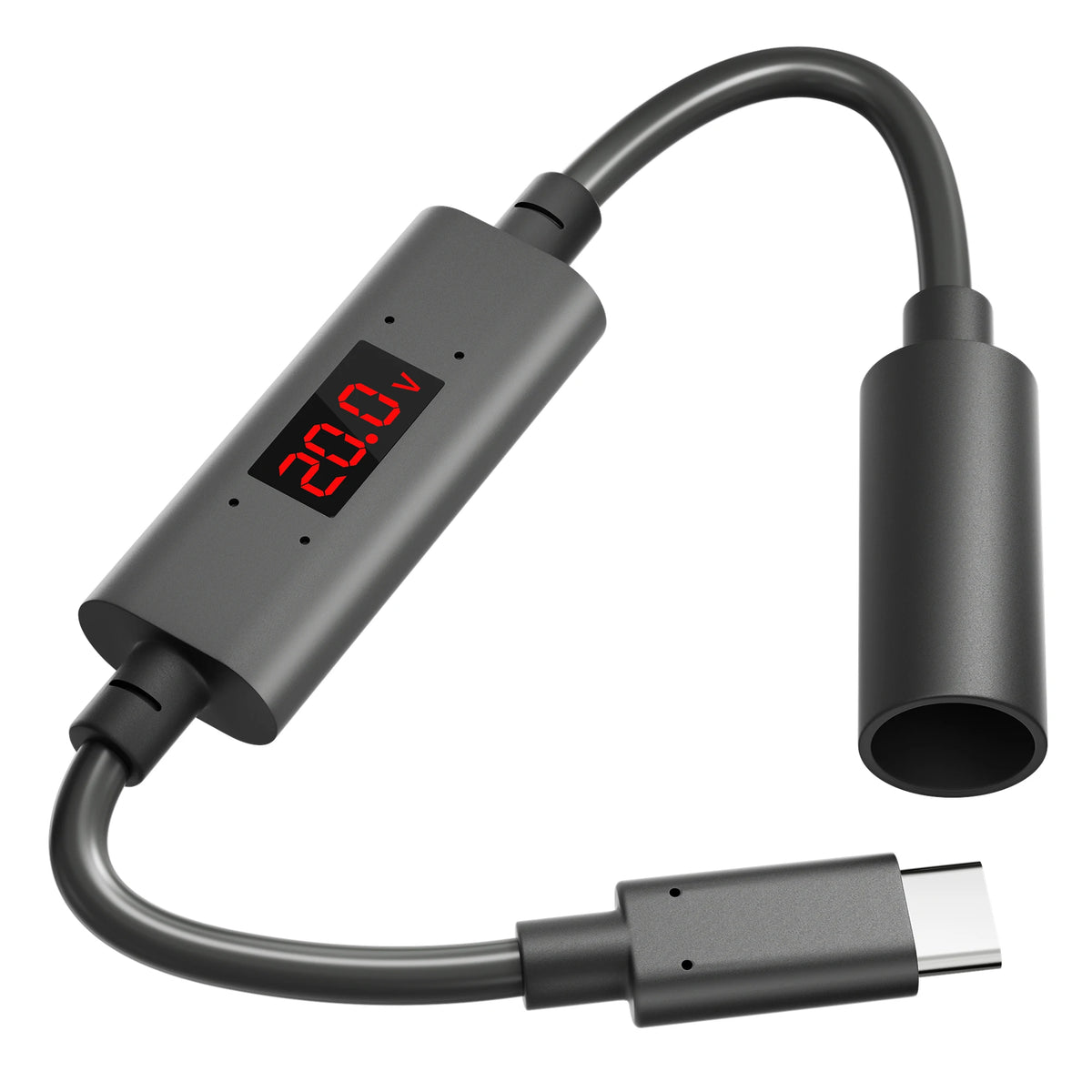 Starlink Mini USB C Adapter with Current and Voltage Display Waterproof Starlink Mini DC Male to Type C Male Converter