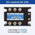 SYTH DC-AC 3-32V AC-AC 70-280V Three Phase SSR Solid State Relay 3P SSR Module 10A 25A 40A 60A 80A 100A 120A