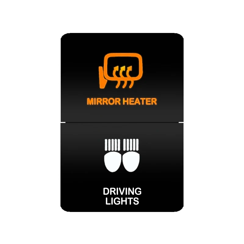 Car Push Switch Dual ON OFF Button Led Bar Roof Lights Fog Spot Driving Lights Button For Toyota 4Runner Hilux RAV4 Prado Camry