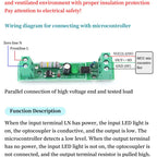 1/2/3/4/8-Bit AC 220V Optocoupler Isolation Module Voltage Detect Board Adaptive 3-5V For PLC Isolamento Fotoaccoppiatore Module