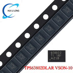 5pcs TPS63802 63802 TPS63802DLAR VSON-10 2A High Efficiency Low IQ Buck/Boost Converter Chip IC Integrated Circuit