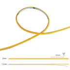 Ultimate Thin 2mm COB LED Strip Light for DIY Craft Cabinet Shelf 12V Filament Warm Cool White Flexible Linear Tape Lights Bar