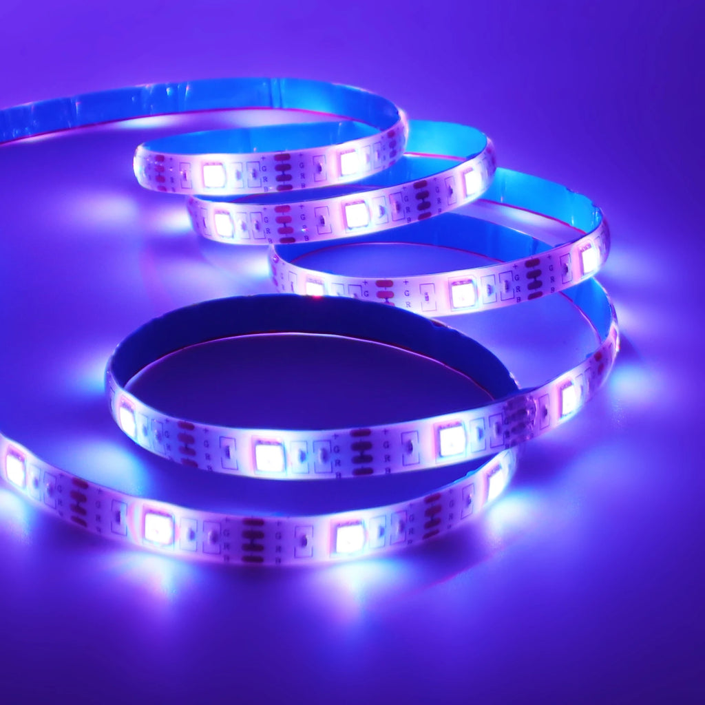 Smart 2IN1 USB LED Strip Lights RGB 5050 Remote Control Kit Flexible Ribbon LED Diode Tape Self-adhesive for TV Backlight