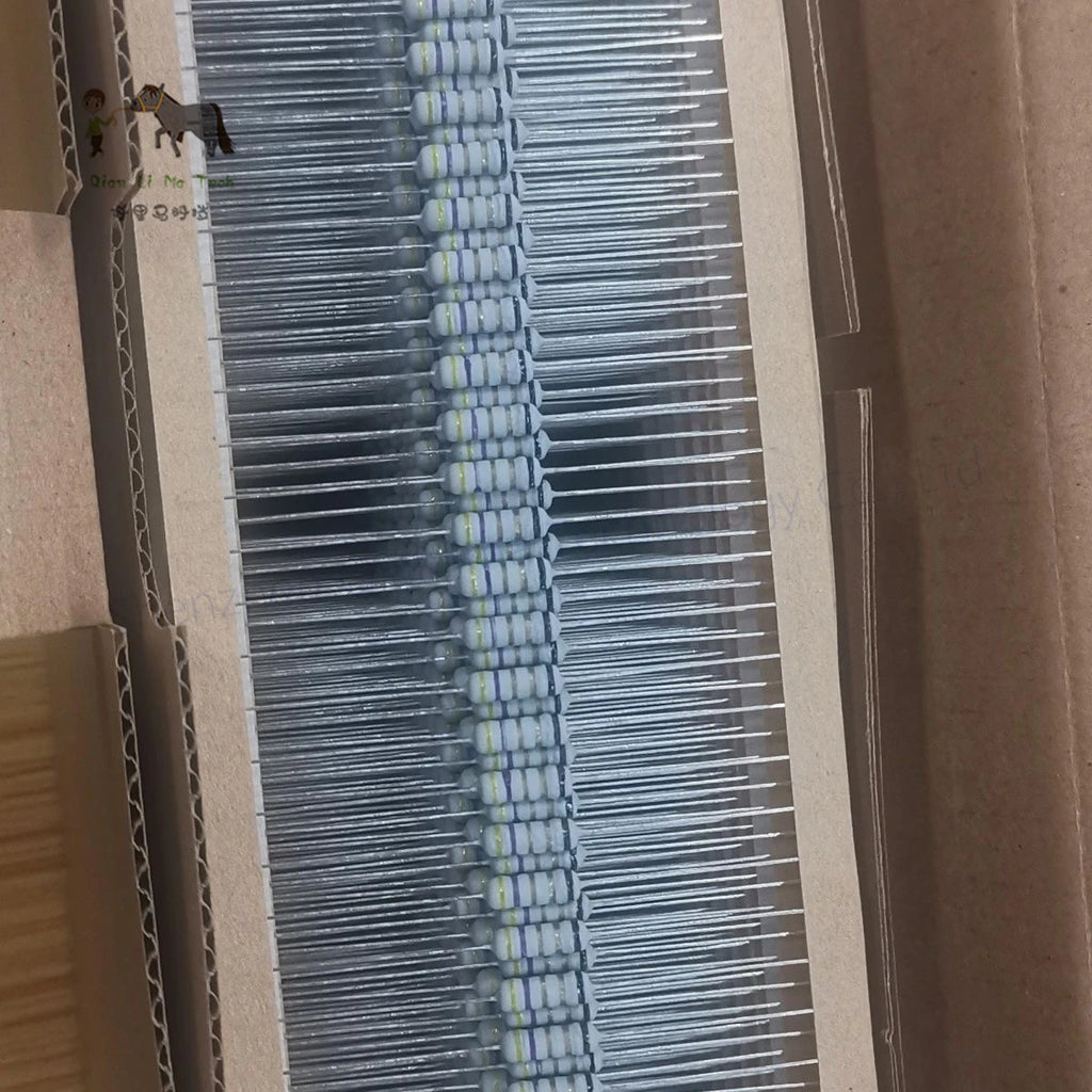 10pcs 2W 5% Wire Wound Resistor Fuse Winding Resistance 0.1R ~ 100R 0.22R 1R 2R 3R 4.7R 6.8R 10R 12R 15R 20R 27R 33R 43R 56R ohm