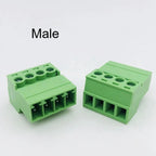 10Pairs Aerial Butt Welding Type 15EDGRK 3.5mm 2/3/4/5/6/7/8/9/10/12pin PCB Screw Plug-in Terminal Block Male+Female Socket