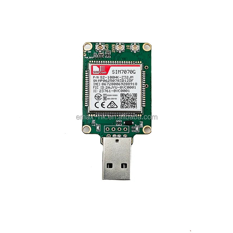 SIMCom LTE USB Dongle SIM7000A SIM7000E SIM7000G SIM7070E SIM7070G 4G NB-IoT Cat M LPWA Breakout Core Board