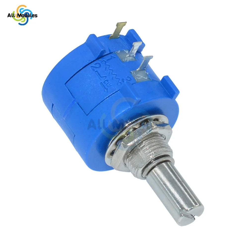 3590S Multiturn Potentiometer 500 1K 2K 5K 10K 20K 50K 100K Ohm Wirewound Potentiometer Adjustable Resistor 3590 102 202 502 103
