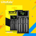 LiitoKala Lii-S2 Multi-Compatible Charger - Supports AA, AAA, 18650, 26650 Lithium Ion Batteries