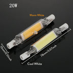 R7S LED Glass Tube COB Bulb 78MM 118MM High Power R7S Corn Lamp J78 J118 Replace Halogen Light AC 110V 220V Lampadas