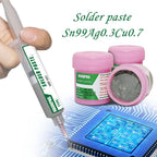 Solder Paste Flux For Soldering Sn99ag0.3cu0.7  Smd Repair Tin Paste 217℃ Tin Paste Set Welding Fluxes High Quality Flux