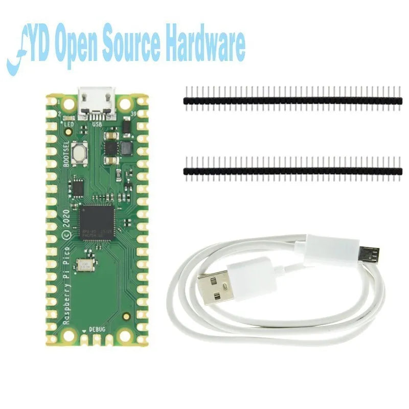 RP2040 Raspberry Pi Pico Or Pico W Development Board A Low-Cost High-Performance Microcontroller Board Cortex-M0+ Dual-Core ARM