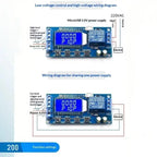 1PCS 6-30V Micro USB Digital LCD Display Time Delay Relay Module Control Timer Switch Trigger Cycle Module XY-LJ02