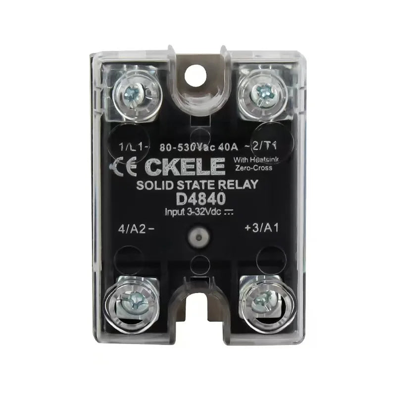 D48 Series SSR Single Phase Solid State Relay DC-AC AC-AC Control Zero Crossing AC Relay Industrial Electronic Switching Module