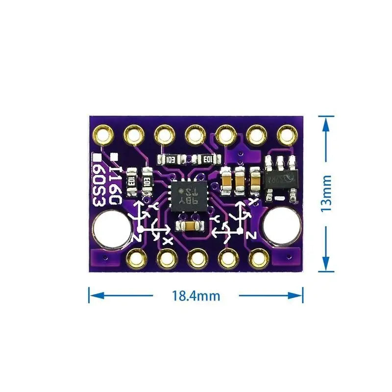 1 Set 6DOF Inertial Measurement Sensors BMI160 Latest Stance Accelerometer Gyroscope Module Gravity Acceleration Sensor IIC SPI