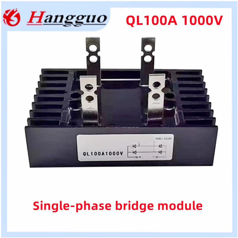 QL100A-16 Single-phase rectifier bridge QL40A QL60A QL80A QL100A QL150A Rectifier 1000V 1600V Bridge QL100A-16 QL150A1600V