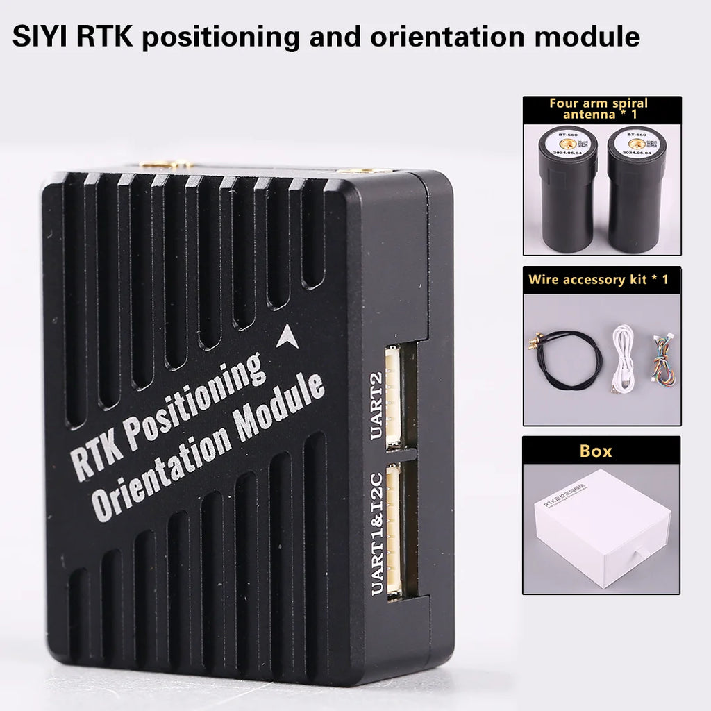 SIYI RTK Positioning and Orientation Module with RM3100 Industrial Magnetic Compass Single-Module Dual-Antenna Orientation
