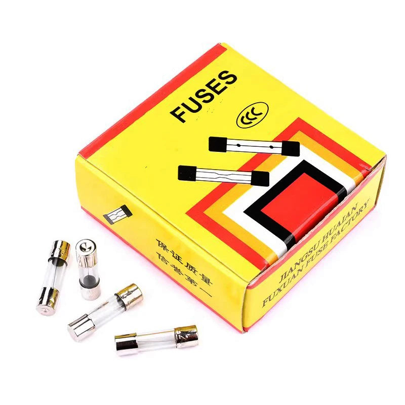 Fast Glass Fuse 250V 0.1A -30A Quick Blow 5x20MM 6x30MM