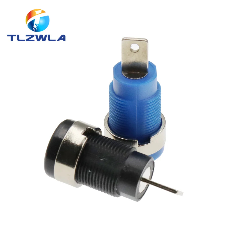 5PCS 4MM Banana Plugs Female Jack Socket Plug Wire Connector Multimeter Socket Banana head Female