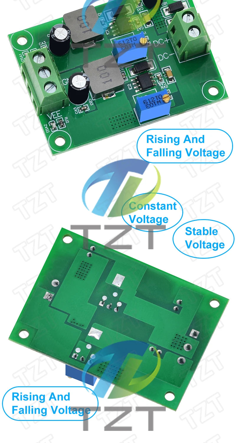 Positive Negative Voltage Stabilizing Power Supply Module Low Ripple Linear Adjustable Stabilizing Voltage Regulator DC 5.5V-35V