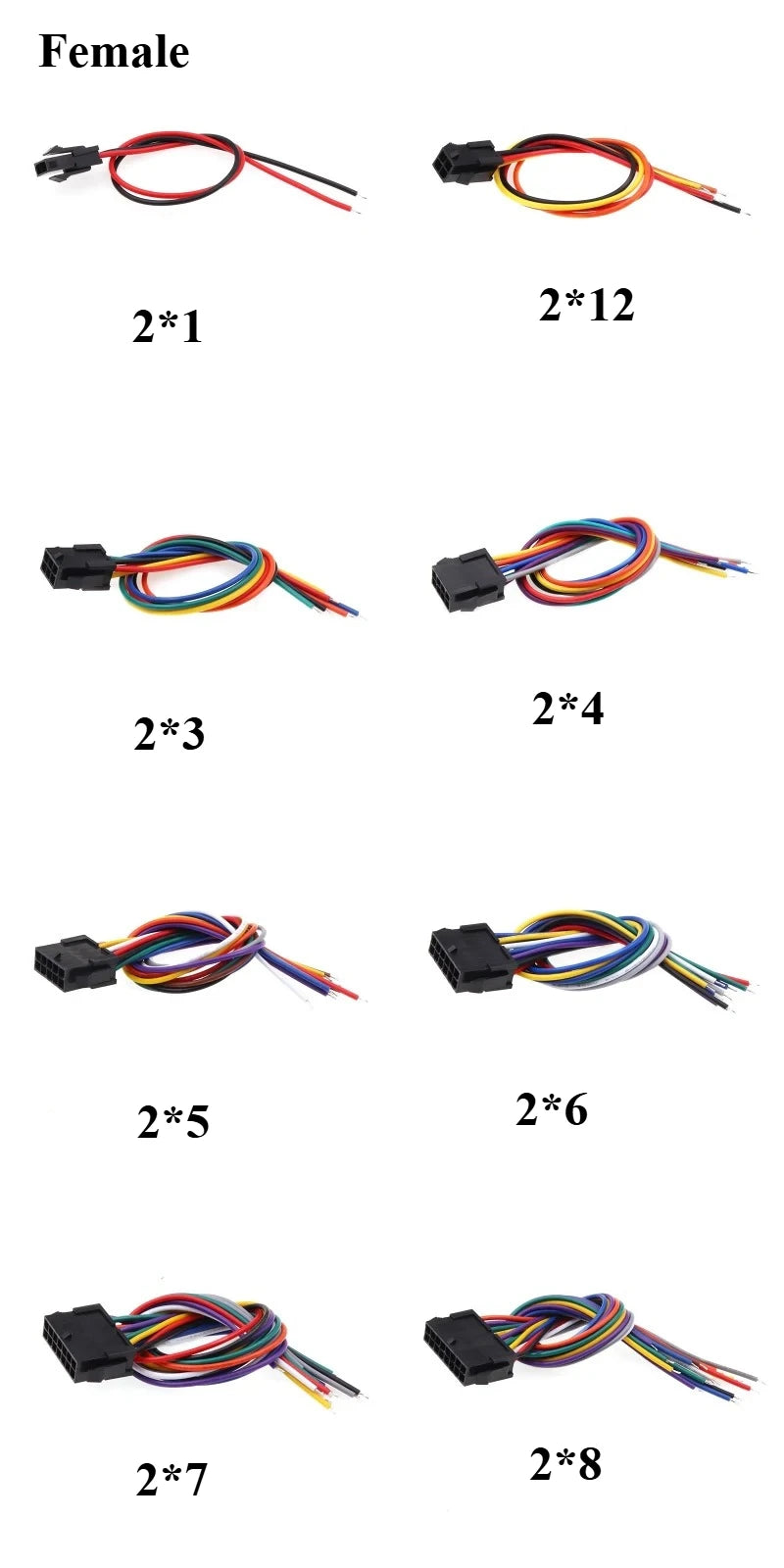 5PCS Molex 3.0MM Cables 20cm 22AWG Small 5557 5559 Male Female Air Docking Electronic Cable, MX3.0 43025 Terminal Line