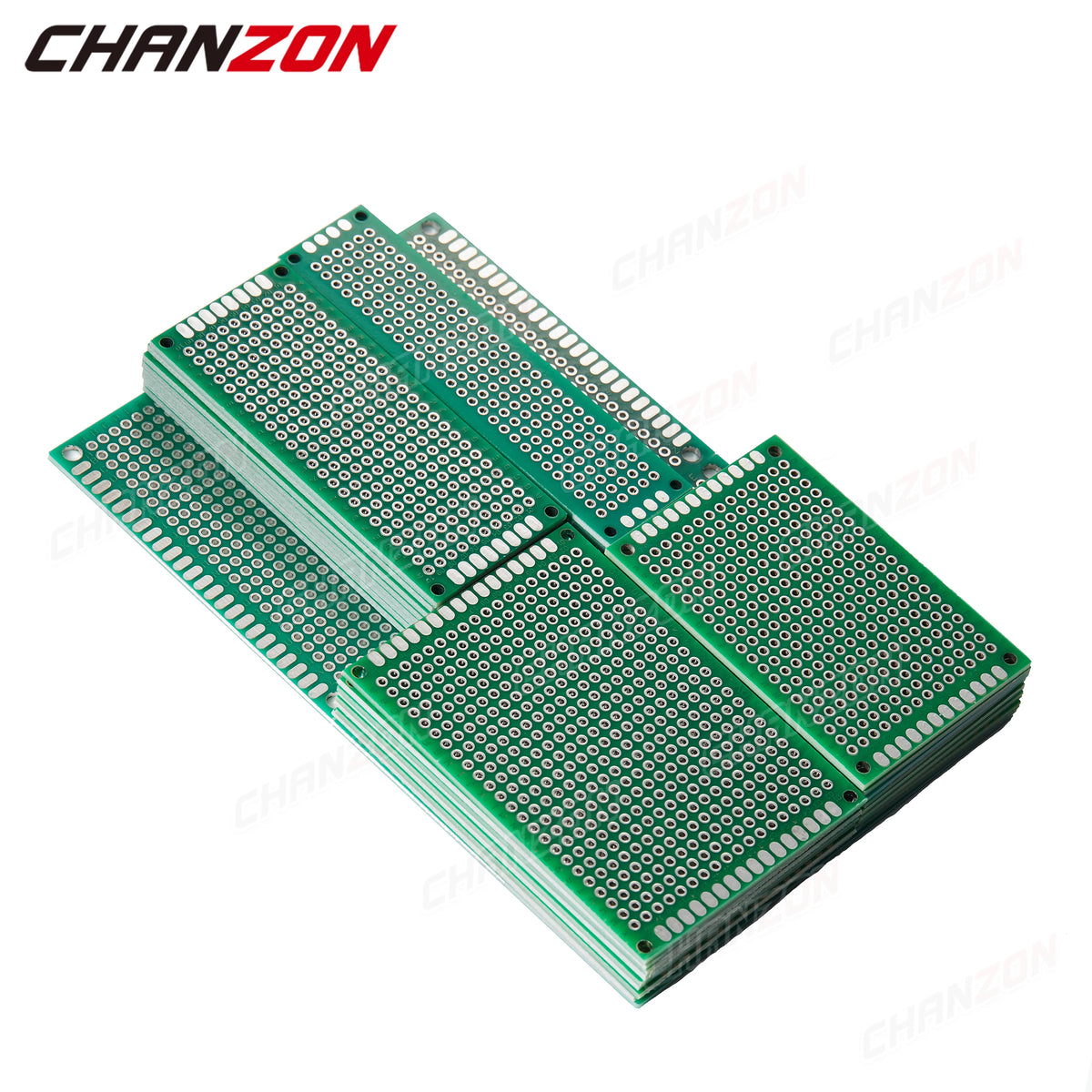 34 Pcs ( 2X8 3X7 4X6 5X7 7x9 cm ) Double Sided Printed Prototype Circuit PCB Board Tinned Kit FR4 Universal Perfboard for DIY
