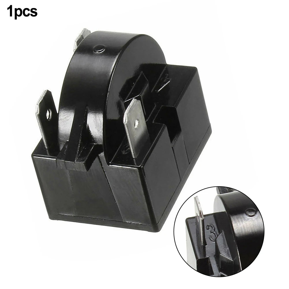 1PC Refrigerator PTC Relay Replacement 1/3/4Pin Air Conditioner Compressor Overload Protector 12 15 22ohm PTC Relay