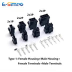 10Sets MX3.0mm Micro-Fit 3.0mm Double Row 2*1P- 2*12Pin Mini 5559/43020 Housing Receptacle Terminal Straight RA Wafer Connector