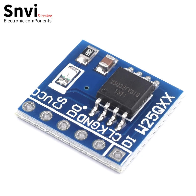 Snvi W25Q80 W25Q16 W25Q32 W25Q64 W25Q128 Large Capacity FLASH Storage Module SPI Interface BV FV STM32 Code