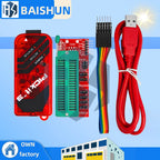 PICKIT3 KIT3.5   PIC KIT3 PICKIT 3 Programmer Offline Programming PIC Microcontroller Chip +PIC Programmer adapter seat