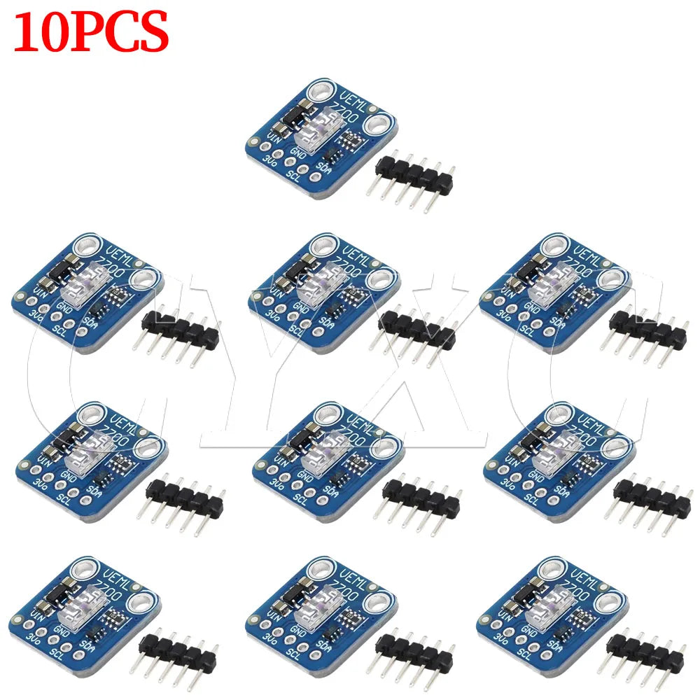 1-10PCS VEML7700 Ambient Light Sensor Module 120k Lux Light measuring Sensor Board 3.3V 5V I2C IIC Interface VEML7700