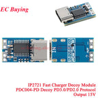 ZY12PDN Type-C USB-C PD2.0 PD3.0 to DC Fast Quick Charger Charging Trigger Polling Decoy Board Module 5V 9V 12V 15V 20V PDC004