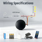 12V 24V Light Control Touch Dimmer Switch Dimmable 80mm Wood Panel LED Touch Sensor Switch for Home Automation
