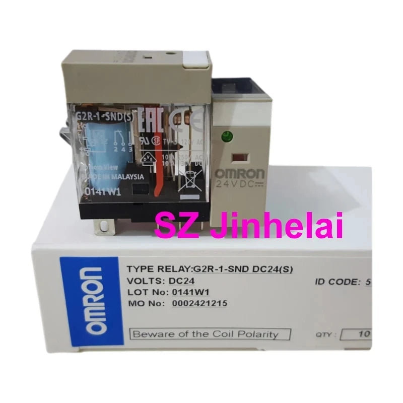 10pieces Omron G2R-1-SN G2R-1-SND DC24(S) AC220(S) Authentic Original Micro Voltage Power Relay G2R-1-SN(S) 24VDC 220VAC