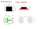 1 full reel(3K/4Kpcs) High Brightness SMD LED Chips 0402/0603/0805/1206 Red/Yellow/Blue/Green / White, Light Emitting Diode
