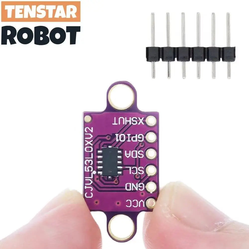 TENSTAR VL53L0X Time-of-Flight (ToF) Laser Ranging Sensor Breakout 940nm CJVL53L0XV2 Laser Distance Module IIC