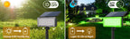 4pcs Solar Spotlight Outdoor Garden Wall Lamp for Tree Street Decor IP65 Waterproof LED Green Landscape Countyard Solar Light