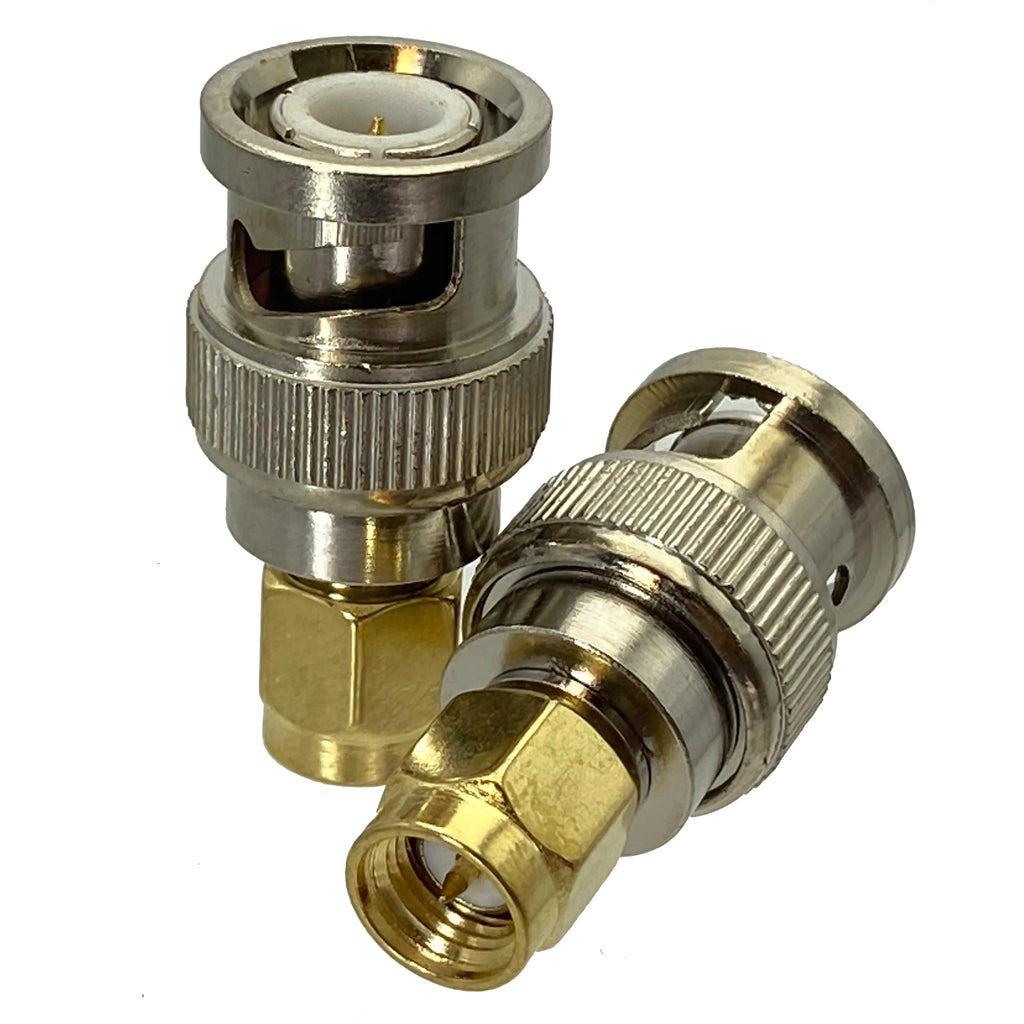 SMA to BNC Adapter for SDR,gmrs Handheld Radio, Scanner,Walkie Talkie Adapters SMA Male Female to BNC Male Female RF Coaxial
