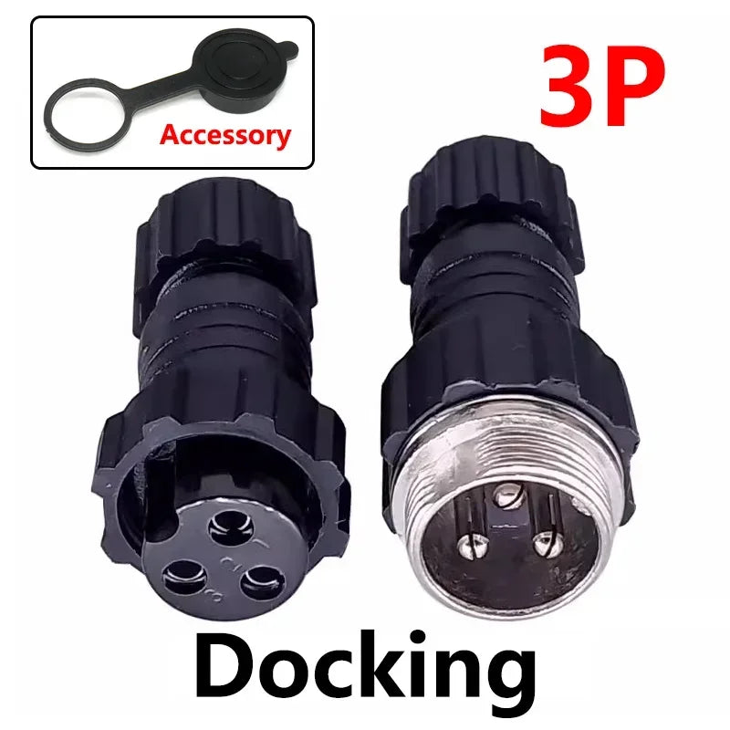 5/10/100Sets GX16 M16 QL16 Plastics 16MM Aviation Plug Male Female Docking Panel Mounted Connector 2/3/4/5/6/7/8/9/10 Pins