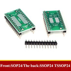5PCS SOP Adapter Board SOIC-8 SOT23/252 SOP14/16/20/24 SOP28 IC Test Bench Experiment
