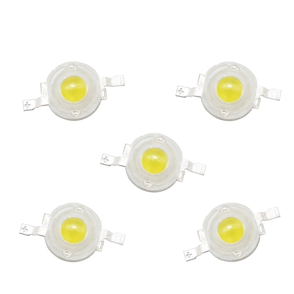 10pcs 3W High Power LED Chip Lamp Bulb 110-120LM Bead Line Emitter Diode White Red Green Blue Yellow DIY Led Light Decoration