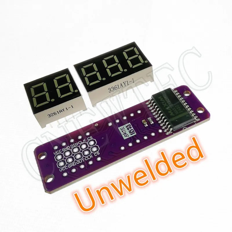 MAX7219 0.36 Inch 5 Bits Digital LED Display 7 Segment Module 6 Color Available for Arduino STM32 STC AVR ESP32 Unwelded