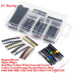 390Pcs/50pcs 0402 0603 0805 1206 3528 2835 5050 5730 SMD LED Kit Diodes Light Emitting Chip Surface Mount Diodo Red/Green/Blue